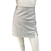 Leather Silver Skirt